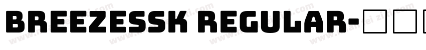 BreezeSSK Regular字体转换